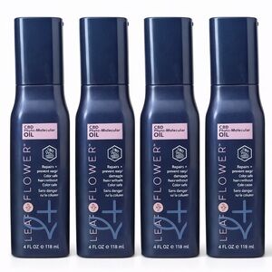 Leaf & Flower CBD Phyto-Molecular Oil 4 fl oz / 118ml x4 Set